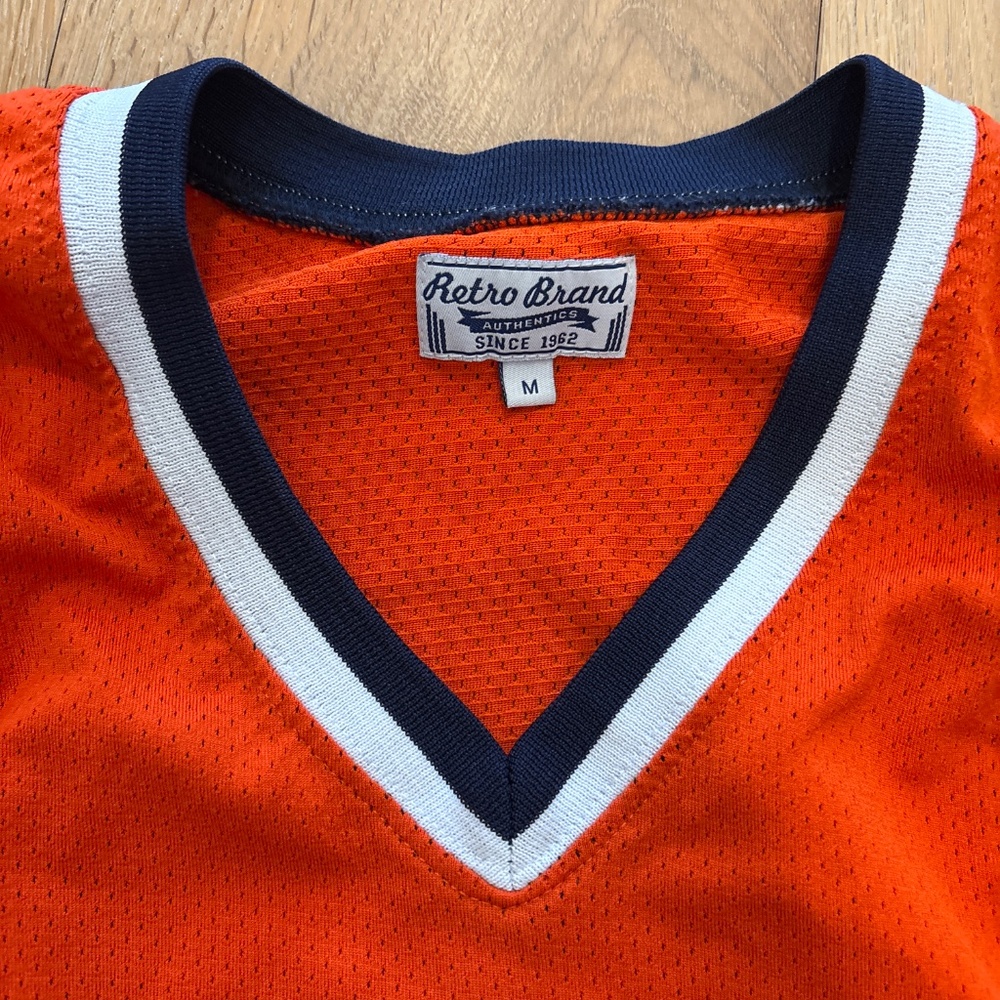 Auburn Vintage Charles Barkley #34 Orange Basketball Jersey - Picture 3 of 4